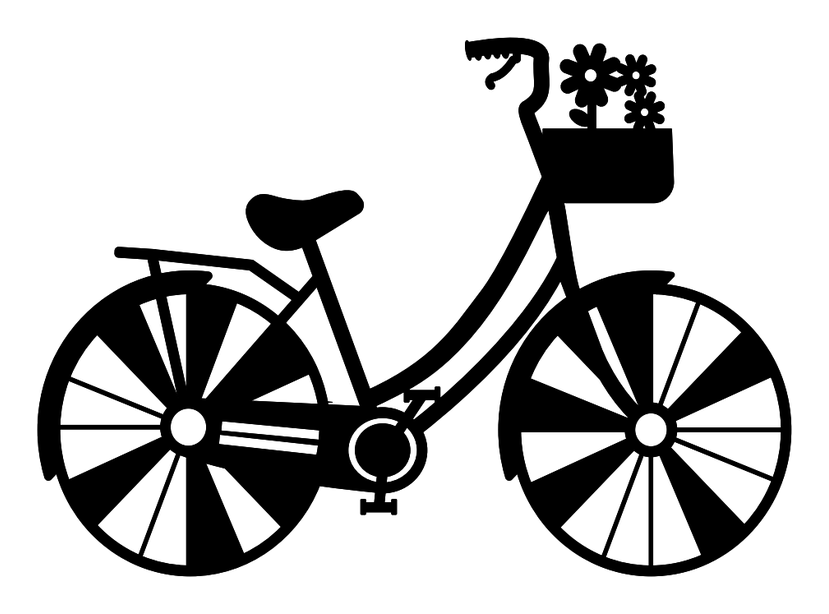 Bicicleta vintage – archivo DXF para corte láser y CNC