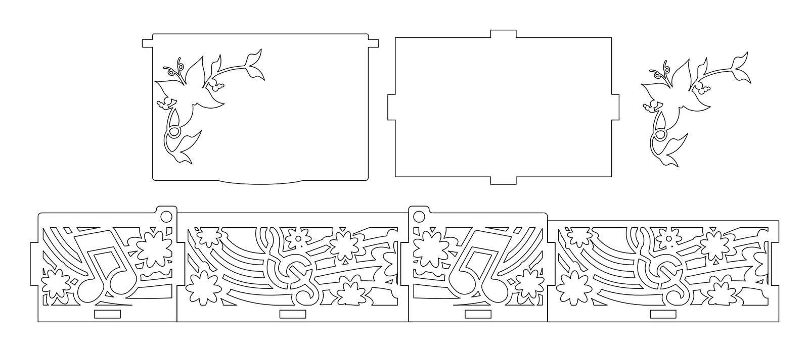 CJQB-09 – archivo DXF para corte láser y CNC