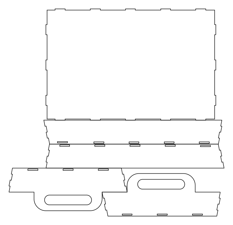 CJQI-06 – archivo DXF para corte láser y CNC