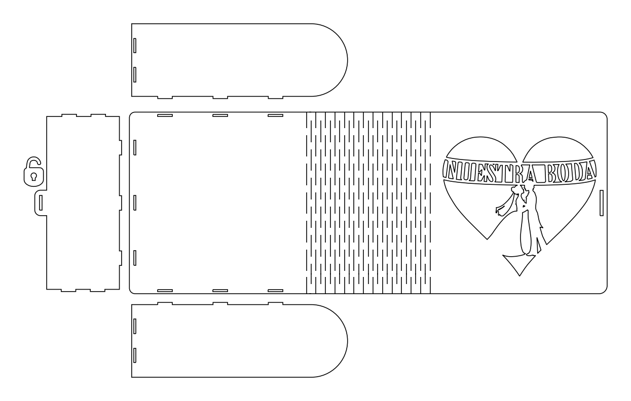 CJQL-01 – archivo DXF para corte láser y CNC