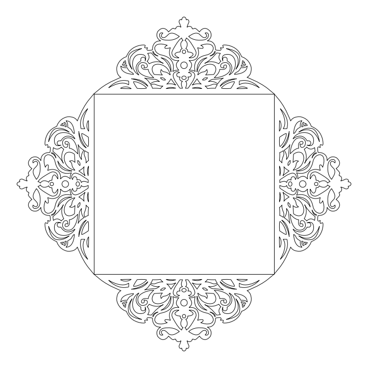 Invitacion 1 – archivo DXF para corte láser y CNC