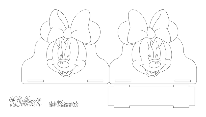 Servilletero mimi de lado2 – archivo DXF para corte láser y CNC